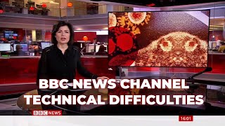 BBC News Channel - News at 4 Technical Issues (06/01/2021)
