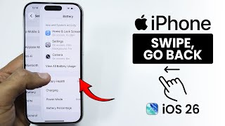 [iOS 26] How to Swipe / Go Back on ANY iPhone