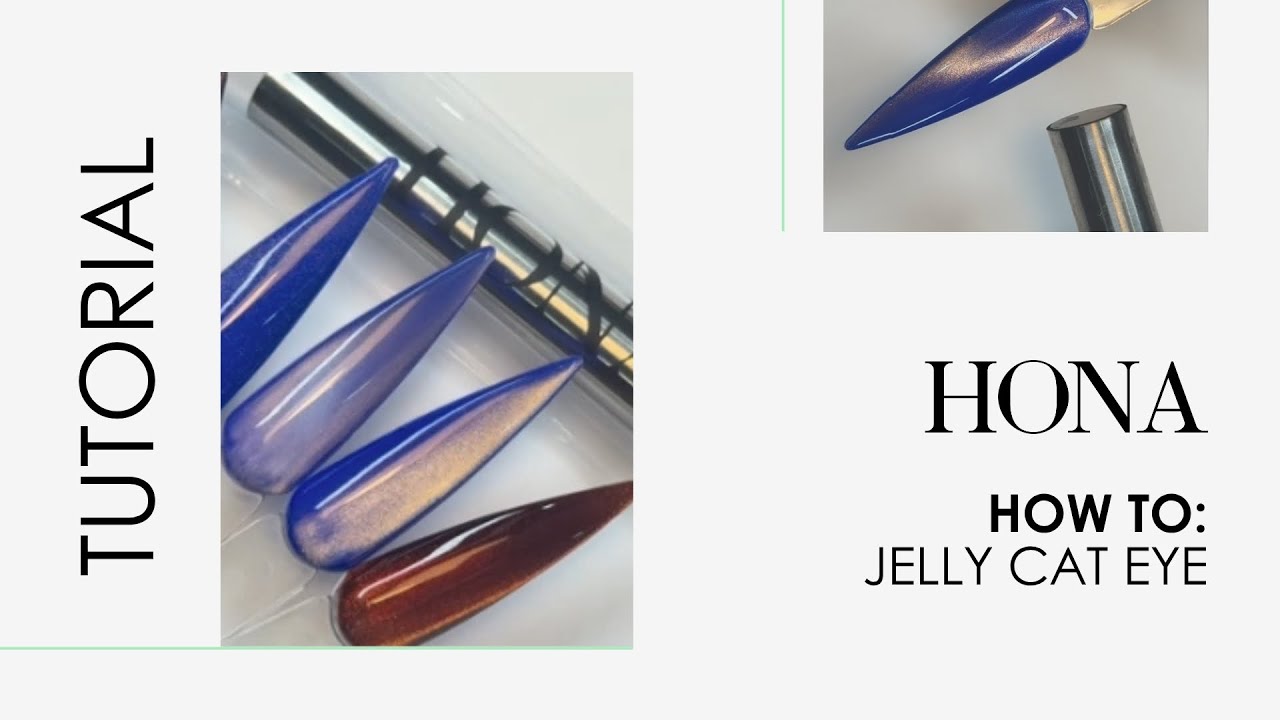 How To Jelly Cat Eye Nails Easy Nail Art Tutorial Step By Step Guide 
