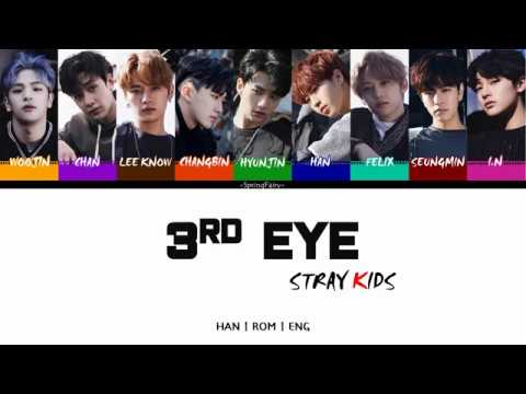 STRAY KIDS 3RD EYE HAN ROM ENG COLOR CODED LYRICS