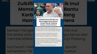 Aksi Zulkifli Hasan di Lokasi Banjir Padang Disebut Inul Daratista Sekadar Adegan untuk Kamera
