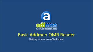 Basic Addmen OMR Reader to get values from OMR Sheet