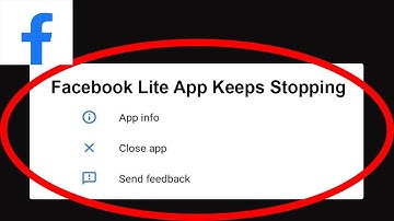 Fix Facebook Lite App Keeps Stopping | Facebook Lite App Crash Issue | Facebook Lite App | PSA 24