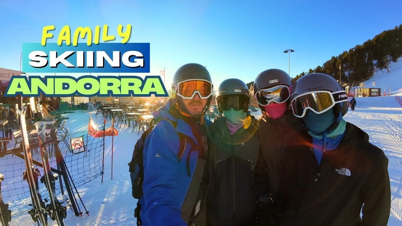 Our first family skiing holiday, skiing in Andorra, Arinsal.