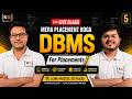 DBMS for Placements by Ekagra Sir | Complete Concepts + Questions | Mera Placement Hoga