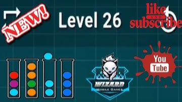 Ball Sort Puzzle Level 26 Color Sorting Games Level 26