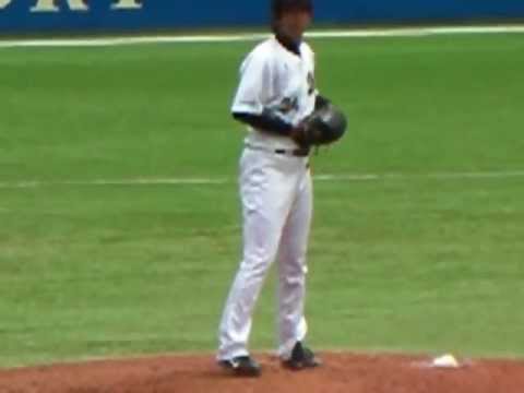千葉ロッテマリーンズ　＃３４木村雄太　投球