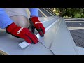 How to install  valley for a Metal Roof... Every cut in detail