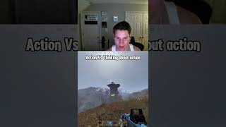 Action vs Roofcamping 😂 #rust #roofcamper #rustconsole #rustduo #solorust