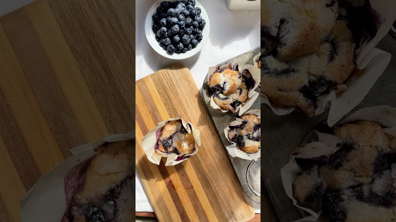 How to Make the BEST Blueberry Muffins (Bakery Secrets Revealed😳)....  