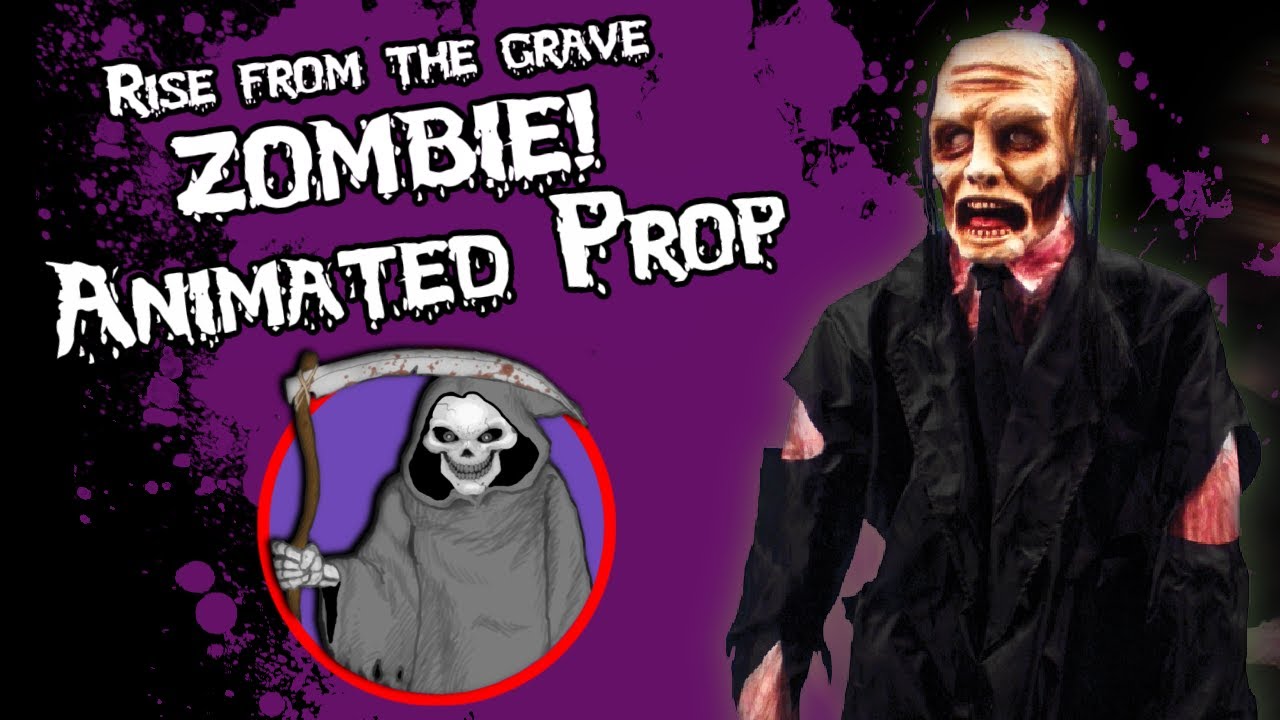 Rise from the Grave Zombie animatronic - Spirit Halloween 2011 - YouTube