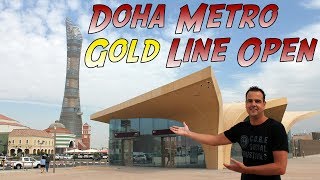 Doha Metro Gold Line Opens - Take the Metro to Villaggio or Souq Waqif! - Qatar Rail