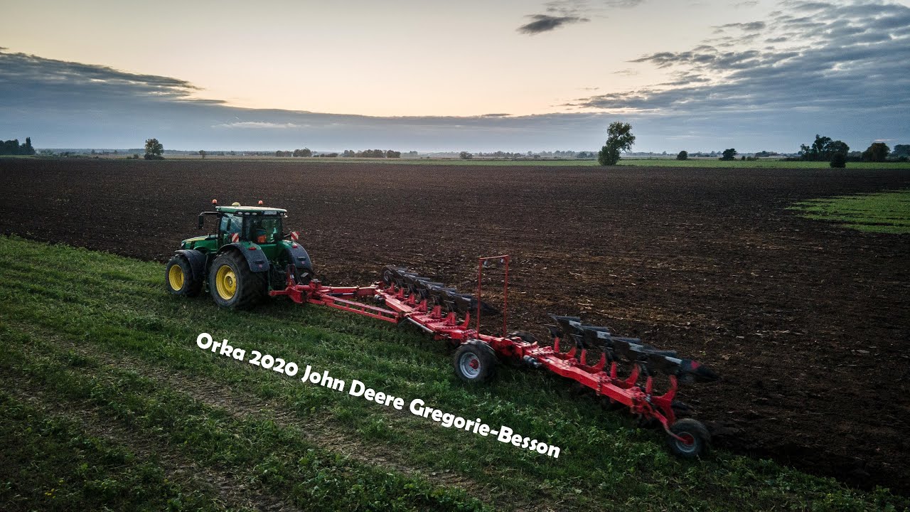 Orka 2020 John Deere 8400 R & Grégoire-Besson GR Ptaszkowo