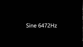 Sine 6472Hz Audio Only