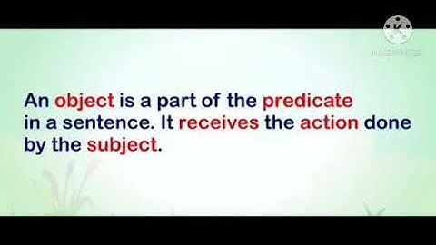 MLZS JHANSI CLASS 5 English Grammar Chapter 14 Direct and Indirect Objects Lecture 1