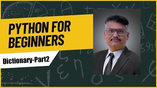 Dictionary in Python Part-2