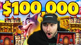 SPINNING IN OVER $250,000 WORTH OF BONUSES ON GREEDY WOLF!!!