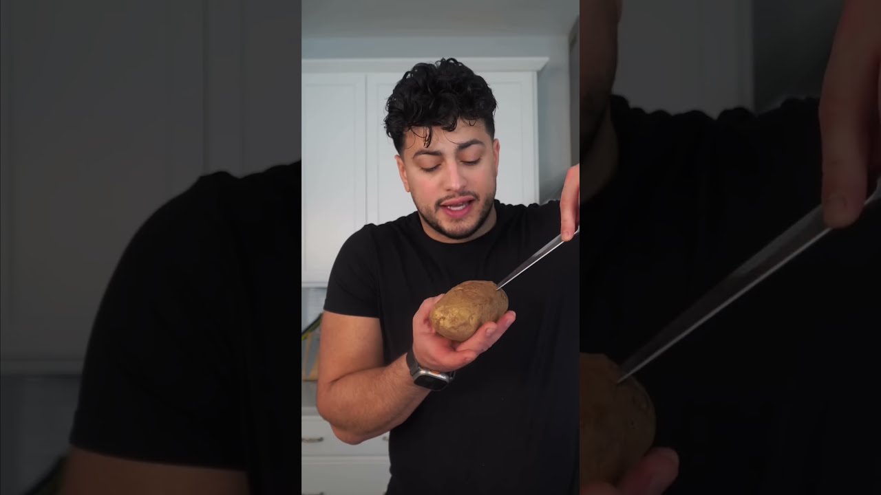 20 Minute Loaded Baked Potato The Golden Balance
