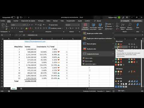 Extrañas formulas excel para calcular porcentaje de crecimiento