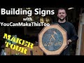 Mixed Media Signs with You Can Make This Too! | Maker Tour