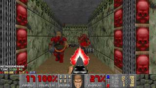Doom 2 : Hell on Earth - Map 22 (The Catacombs) 100%