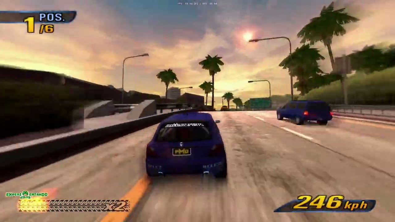 Burnout 3 Takedown Gameplay Playstation 2 [PCSX2 - nVidia GTX 1050 ti]