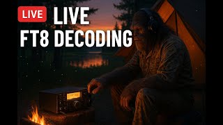 LIVE FT8 Decoding on 21.074 MHz – Real-Time Ham Radio Signals (20m Band)