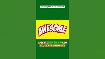 Unlock Your Potential in Just 20 Hours!