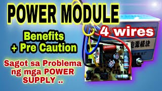4 WIRES POWER MODULE BENEFITS AND PRE CAUTION ON HOW TO USE. #4wires #powermodule