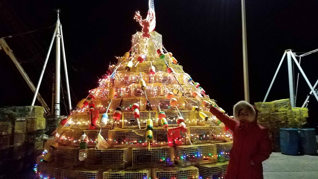 Lobster Trap Christmas Tree Plymouth MA YouTube