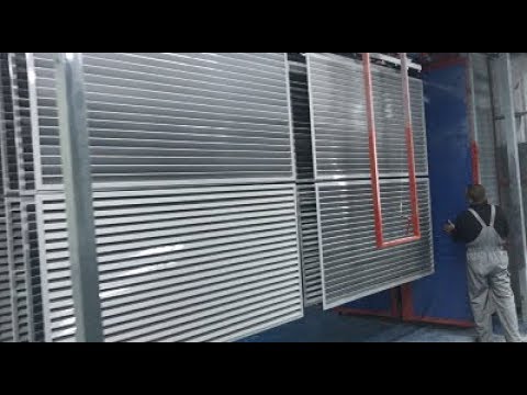 Жалюзийные металлические вентиляционные решетки РЭД