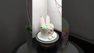 Dekhiye Yeh Cute Bunny Cake Kaise Banaya 😍✨ | Beautiful Cake Art #youtube #cake #bunny #trending
