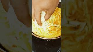 Cheese omelette breakfast omelette filled with cheese.cheeseomelette food shorts