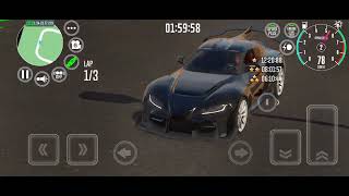 SUPRA MK4 | RACING TRACK | 3 LAP COMPLETE | DRIVING SCHOOL MULTIPLAYER  screenshot 1