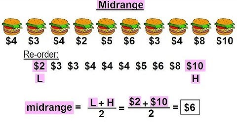 Statistics: Ch 2 Graphical Representation of Data (20 of 62) Midrange