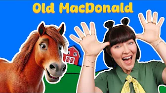 Old MacDonald Had A Farm | Kids Nursery Rhymes | Toddler Learning Video