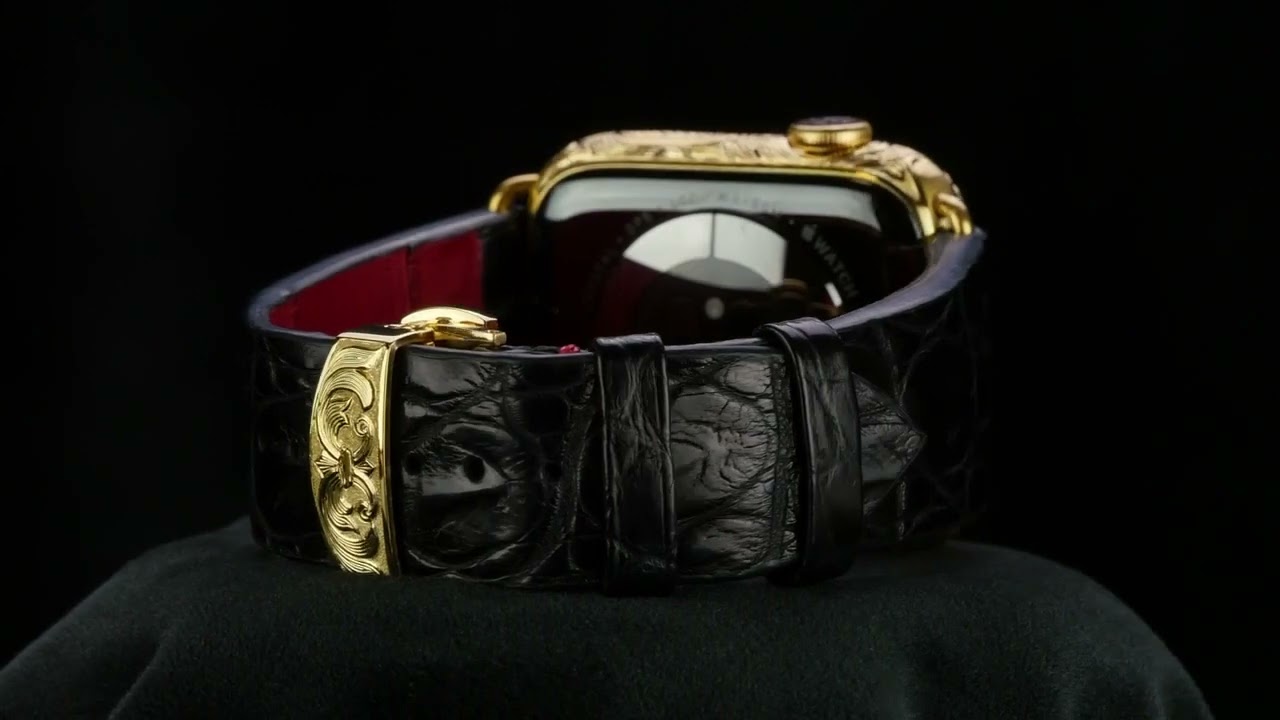 Элитные Diamond Monarch Apple Watch 7 изготовлены из материалов премиум-класса.