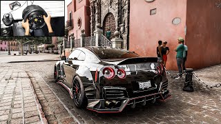 Widebody 1000HP build Nissan GTR R35 NISMO - Forza Horizon 5 | Thrustmaster T300RS gameplay