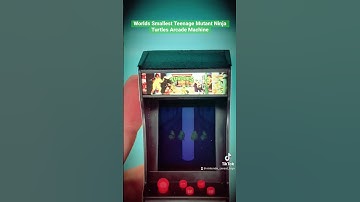 Worlds Smallest Teenage Mutant Ninja Turtles Arcade Machine