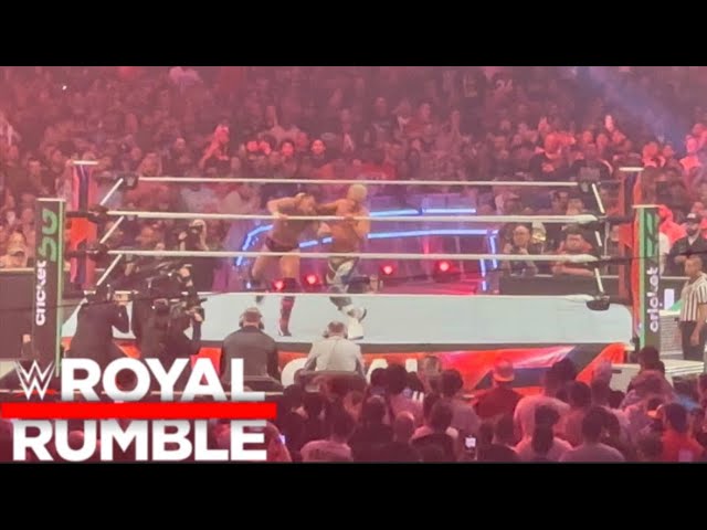 Cody Rhodes Eliminates CM Punk to Win the Royal Rumble - WWE Royal