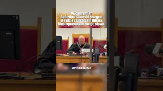 Deputy Prime Minister Radosław Sikorski has lost a court case against Łukasz Gibała.