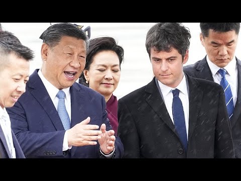 видео: Си Цзиньпин прибыл с визитом во Францию