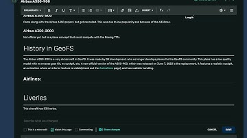 How to Add a Table Into a Page - GeoFS Fandom