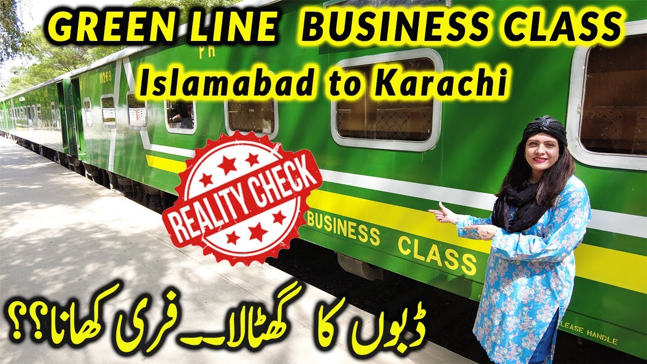 Green Line Business Class Train Travel l Family Travel in 🇵🇰 Pakistan Railways Most Expensive Train