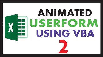 Userform Animation (Part -2) How to Create Button Move, Flyin and Floatin Effect