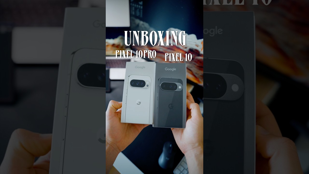 Google Pixel 10 Pro & Pixel 10 – Porcelain & Obsidian Unboxing