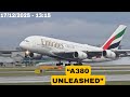 World’s Largest Passenger Jet UNLEASHES FULL THRUST | Emirates A380 Manchester