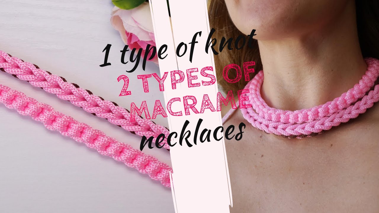 How to make a macrame necklace (3 different ways) - Cuckoo4Design