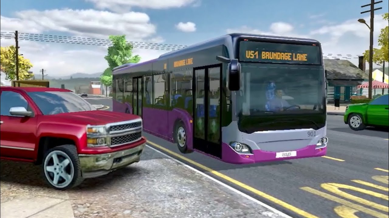 Bus Driving Around Texas - Bus Simulator 2023 | Realistic Bus Driving Gameplay