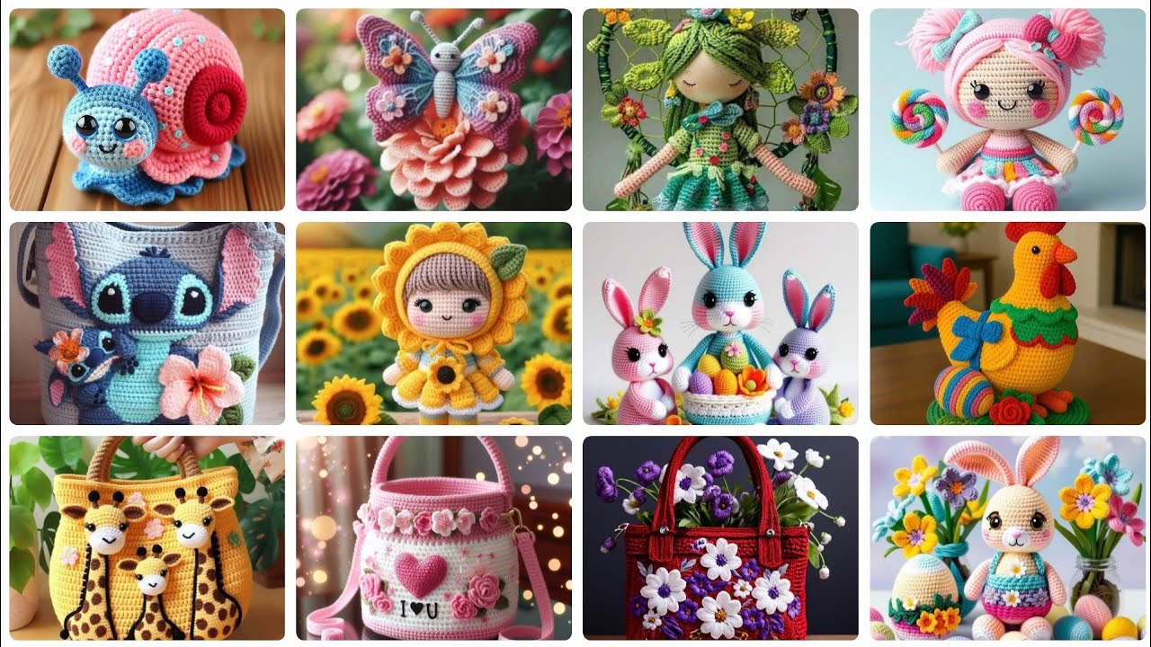 Maravillosas y hermosas ideas de patrones de crochet a mano para la decoración del hogar.